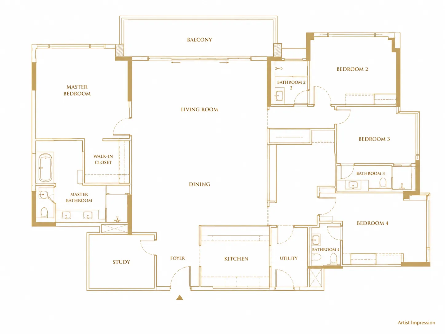 5 BHK Floor Plan Mahalaxmi